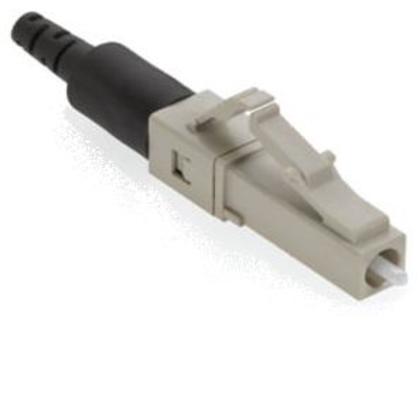 Connector, Multimode, Pre-Polished, Fiber Optic, FastCam LC, Beige