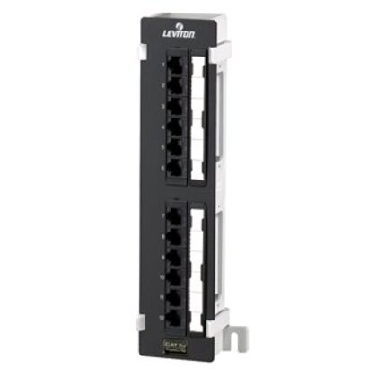 Universal Wall Bracket, 12-Port, Cat 5e