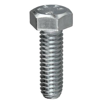 Tap Bolt, 3/8" x 1-1/4", Steel, Zinc Plated