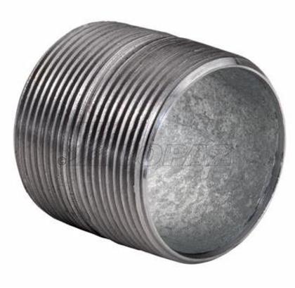 Threaded Conduit Nipple, 3/4" x Close, Steel