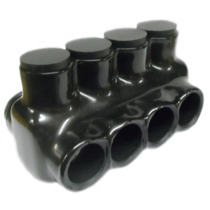 Insulated Multi-Tap Connector, 2-Sided, 4-Port, 6 AWG - 250 MCM
