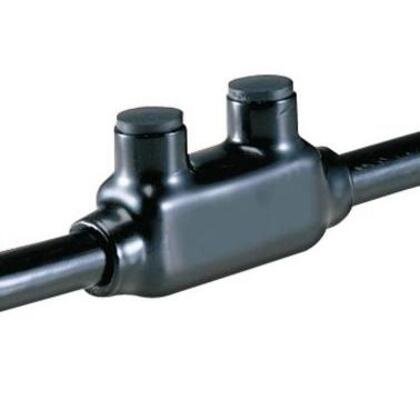 Inline Splicer/Reducer, Insulated, 14 - 1/0 AWG, Black