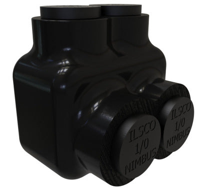 Multi-Tap Connector, 2 Port, 1 Side Entry, 14 to 1/0 AWG, AL/CU