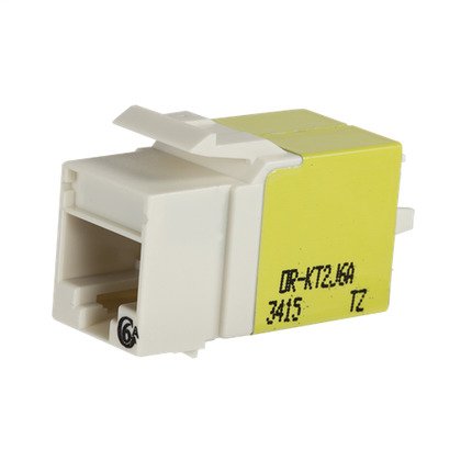 CAT 6A Keystone Jack, White