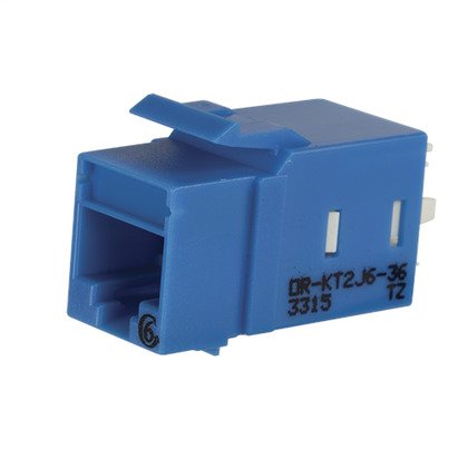 CAT 6 Keystone Jack, Blue