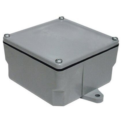 Junction Box, NEMA 4X, Screw Cover, 4" x 4" x 4"