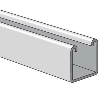 Deep Strut - No Holes, Steel, Pre-Galvanized, 1-5/8" x 1-5/8" x 10'