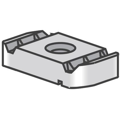 Channel Nut Without Spring, 1/4", Steel/Electro-Galvanized