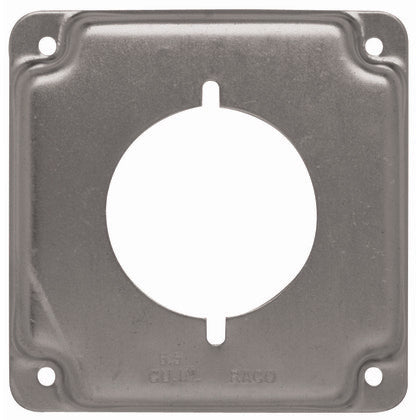4" Square Exposed Work Cover, Single 2.141