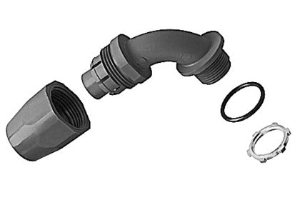 Liquidtight Connector, 90°, 3/4", Non-Metallic