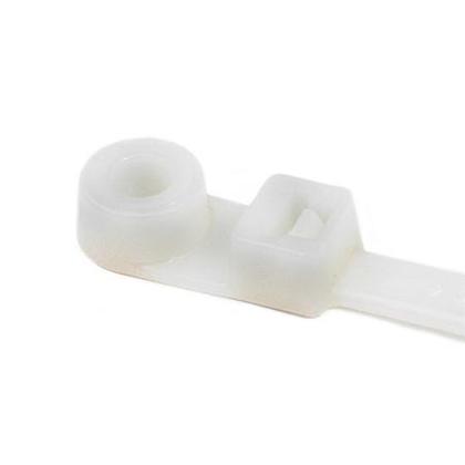 Screw Cable Tie, 50lb, 8.5", Natural, 1000PK