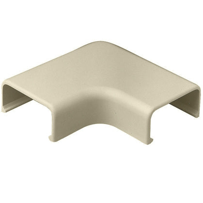 90° Flat Elbow, 2900 Series Raceway, Non-Metallic, Ivory