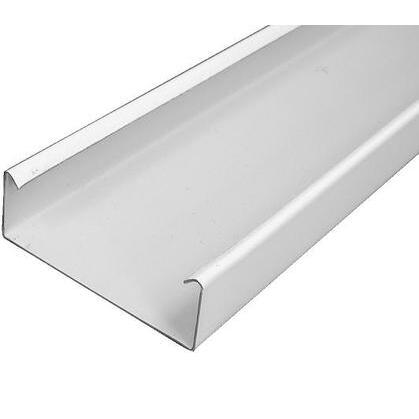 Raceway Base, 4000 Series, Steel, Ivory, 4-3/4" x 1-3/4" x 10'