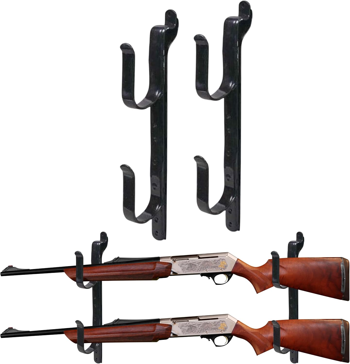 CHAMBRIDGE Gun Rack for Wall Adjustable, 2-Pack