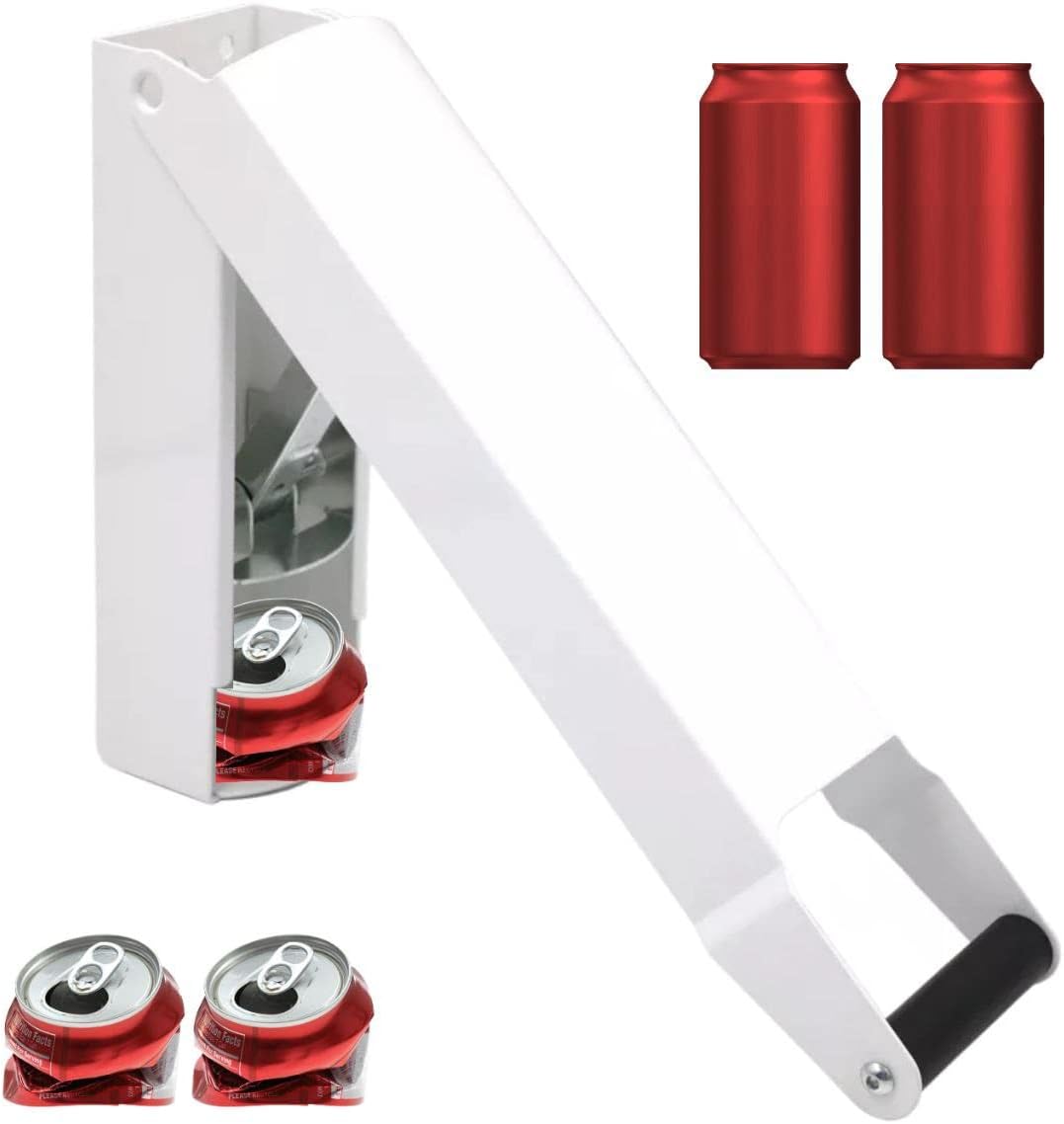 YARRD Aluminum Can Crusher, White