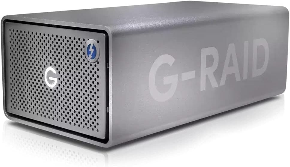 SanDisk Professional 12TB G-RAID™2 High-Performance,Dual-Drive Storage, SDPH62H-012T-SBAAD