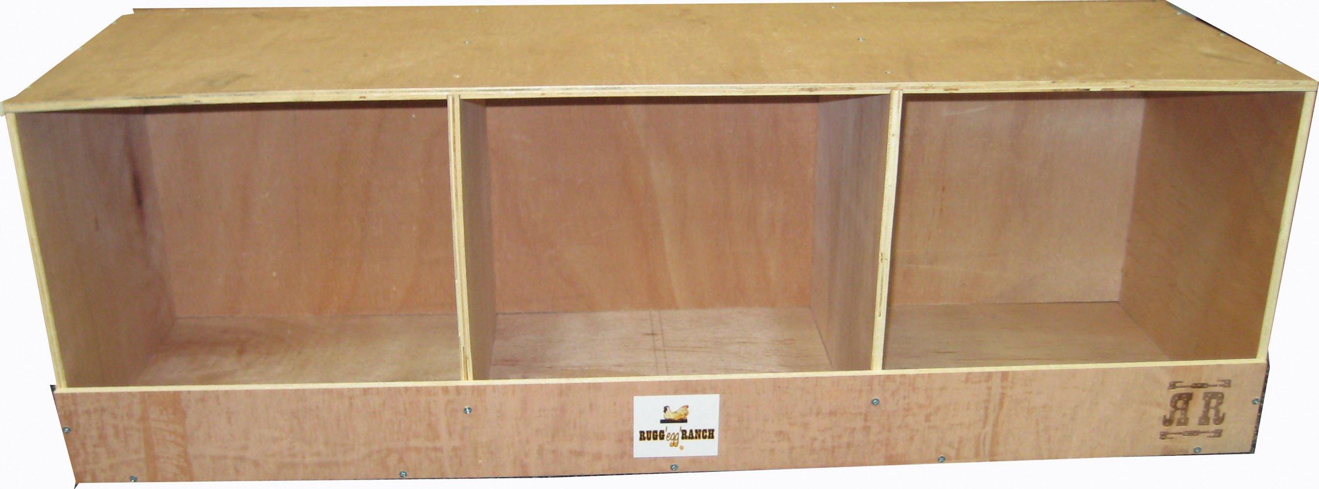 Rugg'egg' Ranch Triplex Nesting Box - NORTH FIRST PLUS, LLC