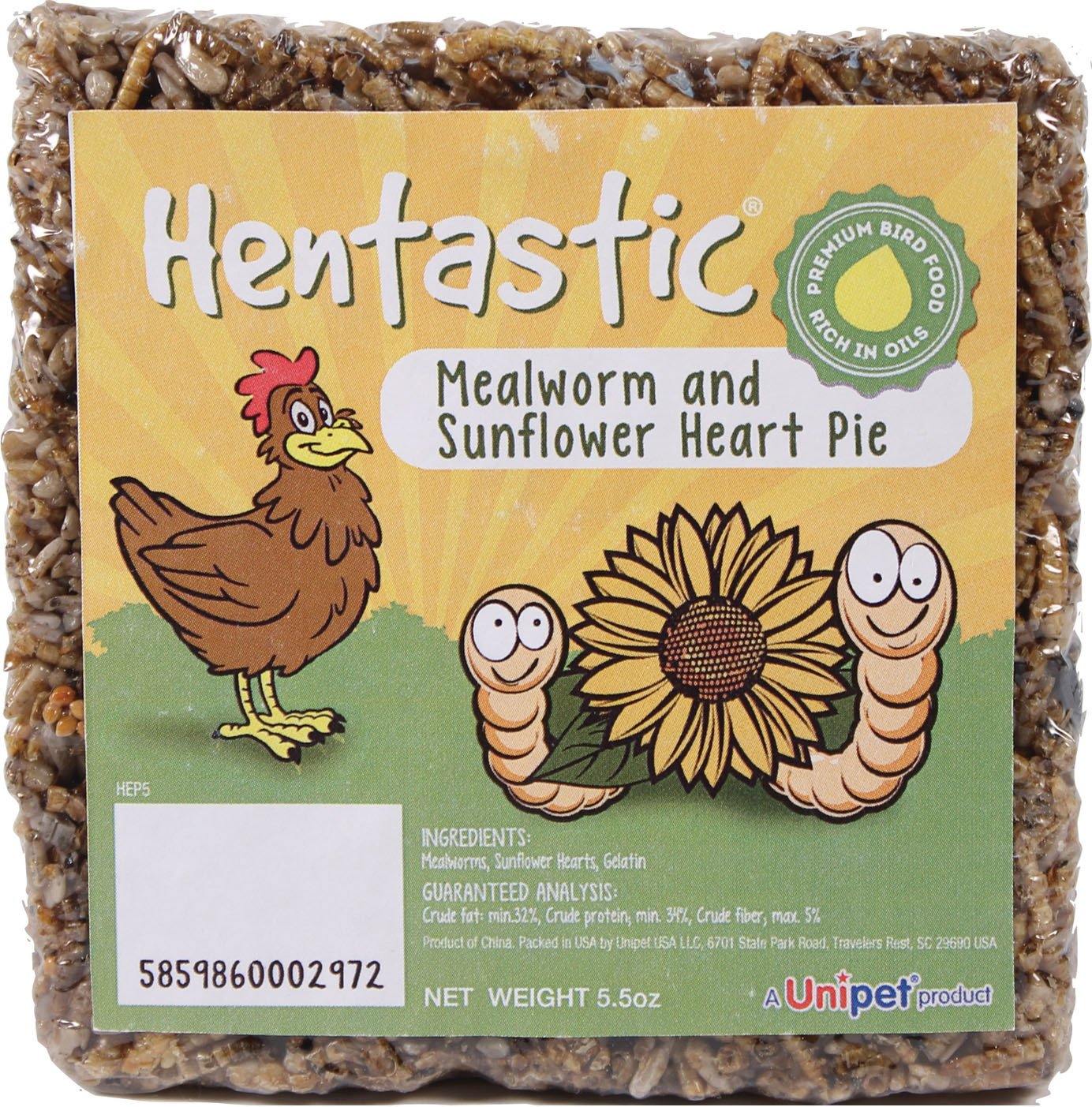Hentastic Mealworm And Sunflower Heart Pie - NORTH FIRST PLUS, LLC