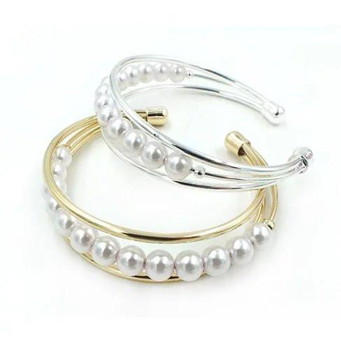 Palace Pearls Cuff Style Pearl Bracelet