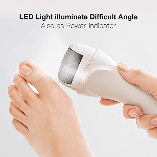 Electric Foot Callus Removers Rechargeable, Portable Electronic Foot File Pedicure Tools, Electric Pedicure Kit, Professional Pedi Feet Care Perfect for Dead, Hard Cracked Dry Skin - Adapter Charging - NORTH FIRST PLUS, LLC
