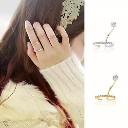 Yours Truly Swarovski Crystal Rings