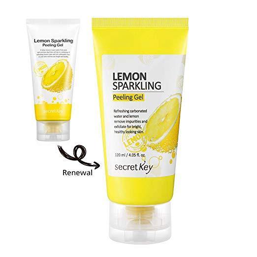 Secret key Lemon Sparkling (Peeling Gel 4.05 fl. oz.) - Nourishes and Brightens the Skin with Vitamin C - NORTH FIRST PLUS, LLC