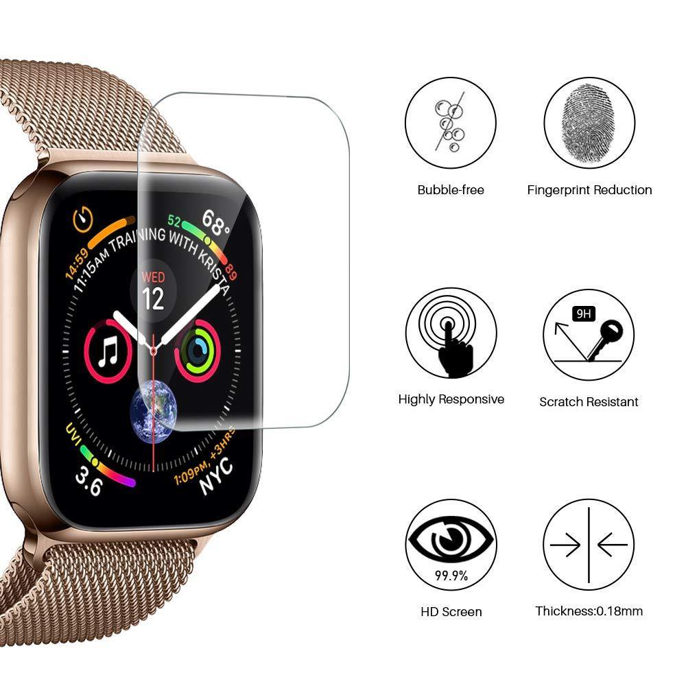MP-MALL Screen Protector for Apple Watch 44mm,42mm (Series 4,3,2,1 Compatible),6-Pack - NORTH FIRST PLUS, LLC