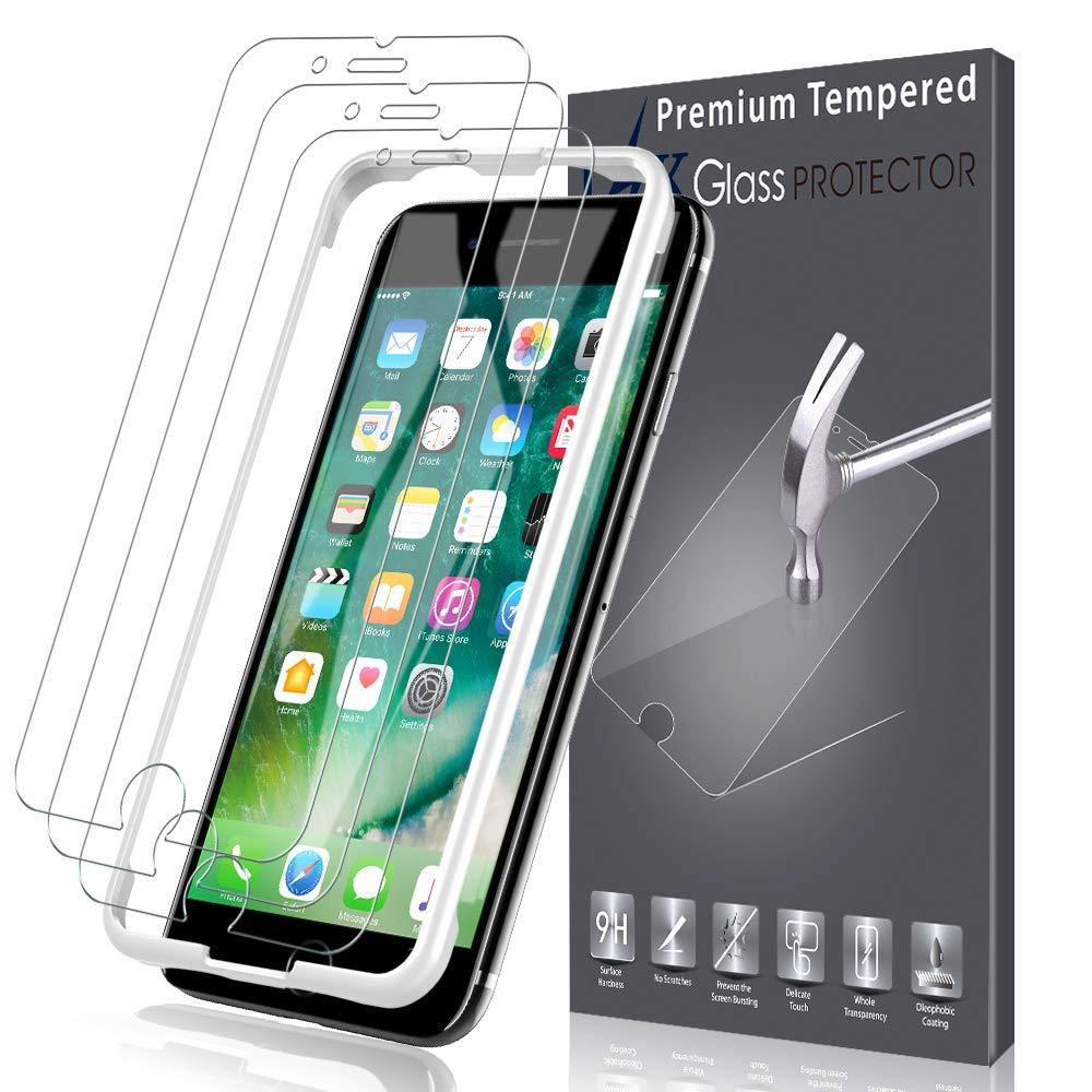 LK 3 Pack Screen Protector for iPhone 7 Plus - NORTH FIRST PLUS, LLC