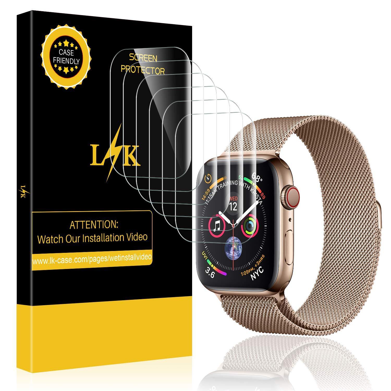 6 Pack LK Screen Protector for Apple Watch 44mm (Series 4) - NORTH FIRST PLUS, LLC