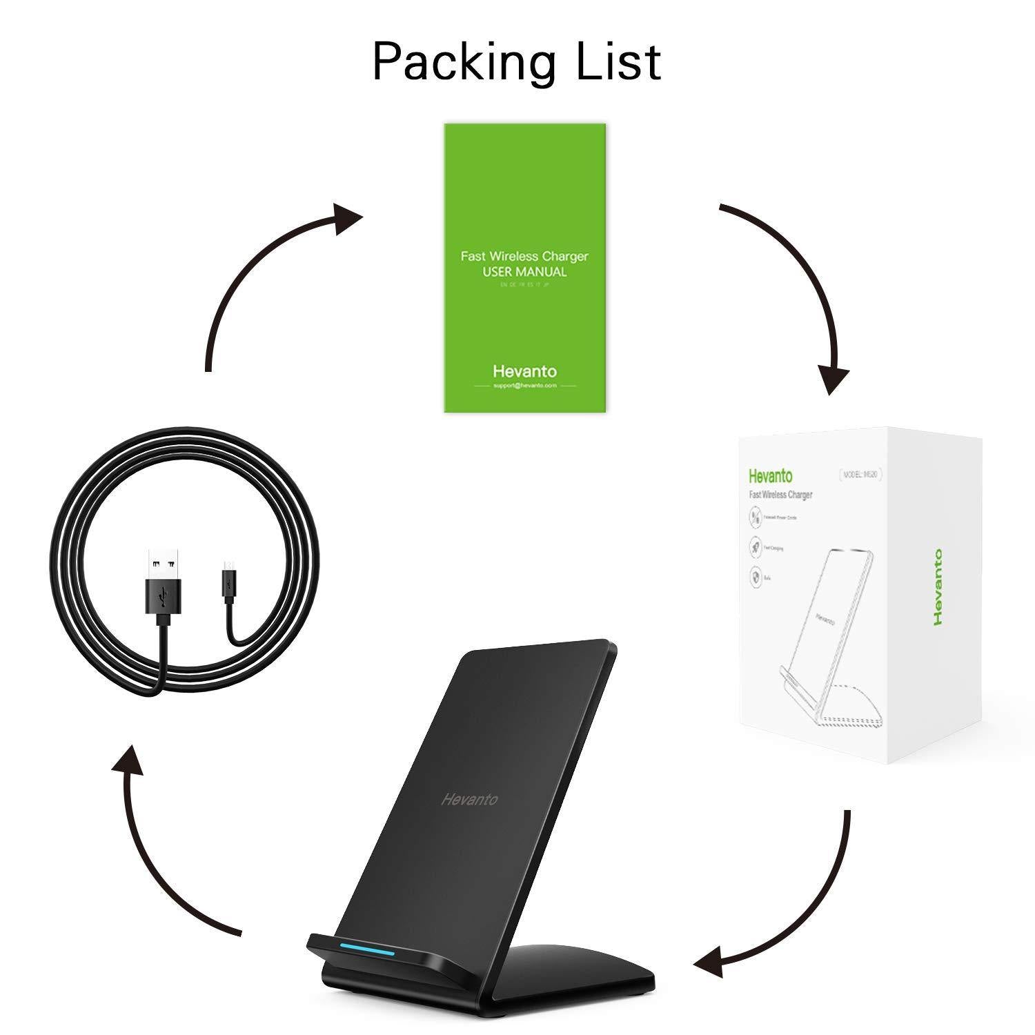 Hevanto Wireless Charger, TOP Speed QI-Certified (Limited Edition) - NORTH FIRST PLUS, LLC