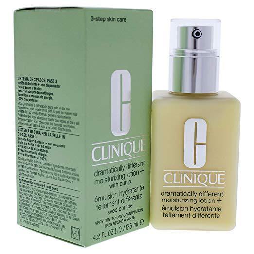 Clinique Dramatically Different Moisturizing Lotion  with Pump Very Dry to Dry Combination Skin 4.2 oz  125 ml - NORTH FIRST PLUS, LLC