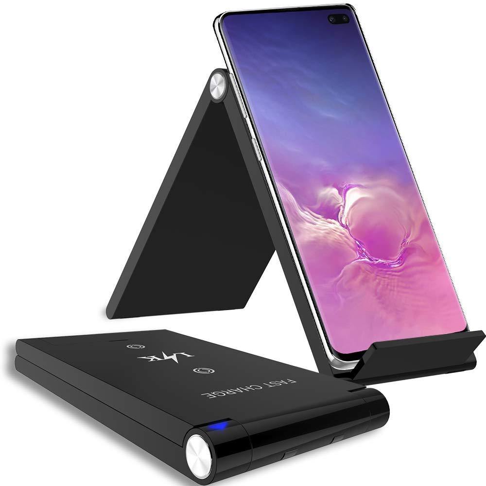 LK Qi Fast Wireless Charging Pad Stand for iPhone Xs Max,XS,XR,X, LG G7 ThinQ ,V40 ThinQ, Samsung Galaxy Note 9,S9,S9 Plus, Google Pixel 3,3 XL All Qi-Enabled Devices - NORTH FIRST PLUS, LLC