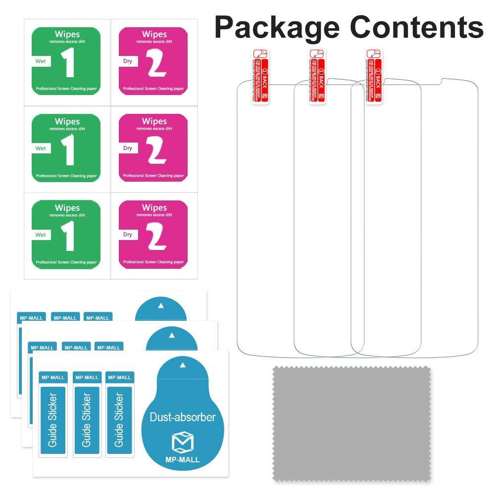 3-Pack MP-MALL Screen Protector for Moto G6 Play Moto G6 Forge, Motorola Moto G6 Play  with Lifetime Replacement Warranty - NORTH FIRST PLUS, LLC