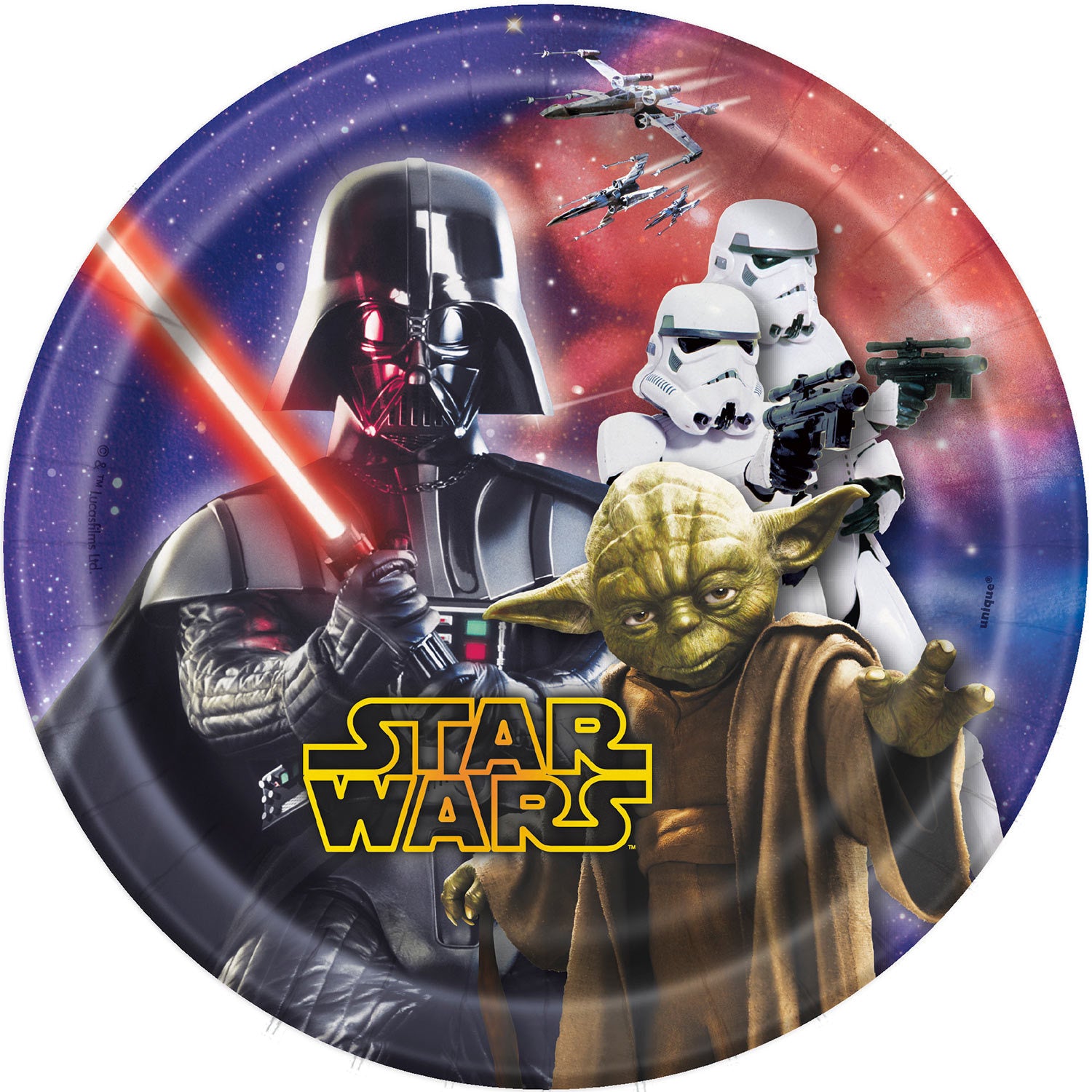 Star Wars 7 Inch Paper Plates [8 Per Pack]