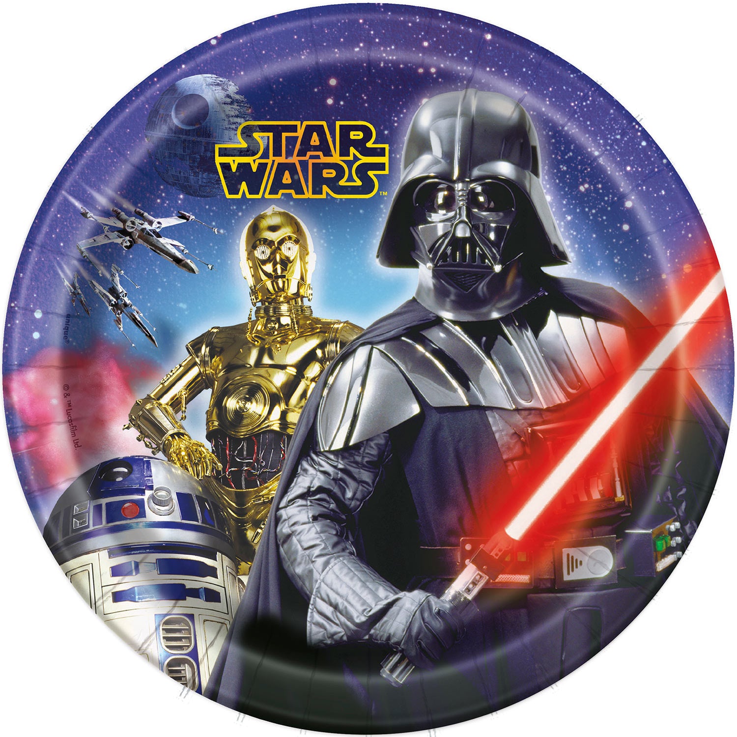 Star Wars 9 Inch Paper Plates [8 Per Pack]