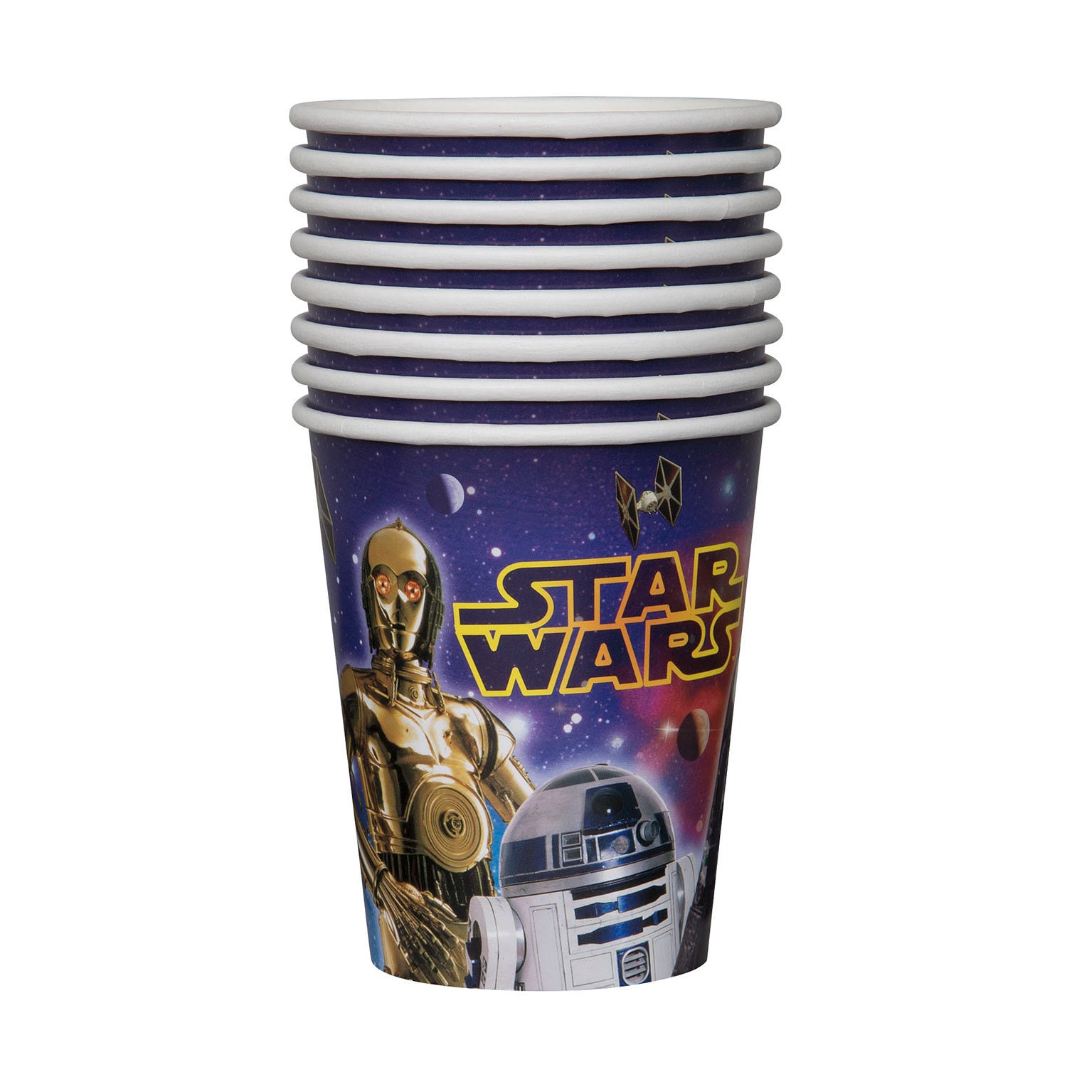 Star Wars 9oz Paper Cups [8 Per Pack]