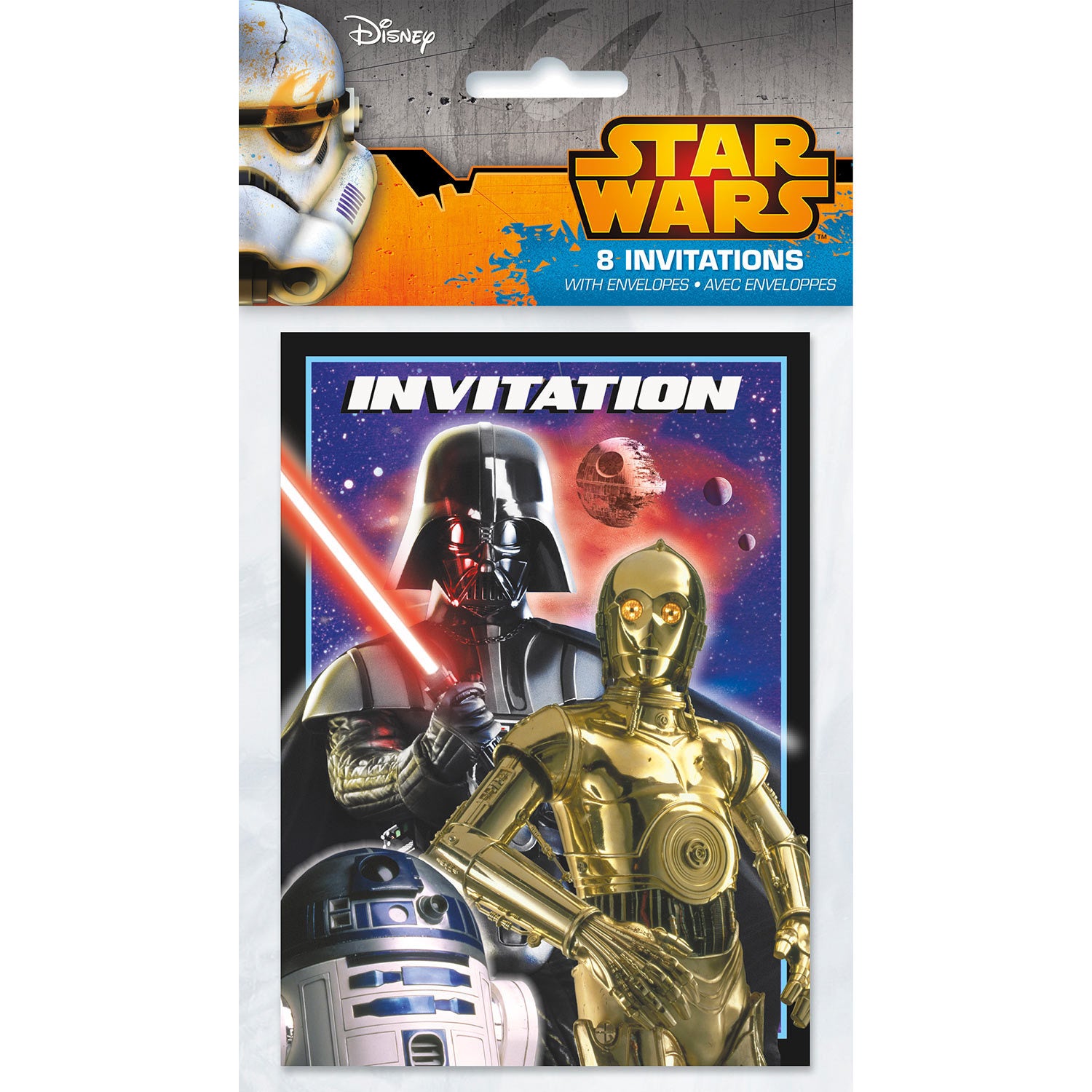 Star Wars Invitations [8 Per Pack]
