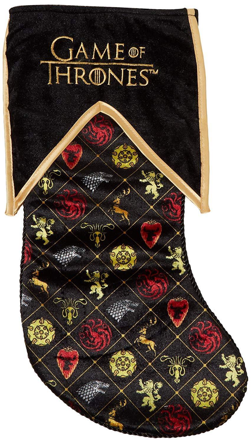 Kurt Adler Game of Thrones Stocking, 19-Inch - NORTH FIRST PLUS, LLC
