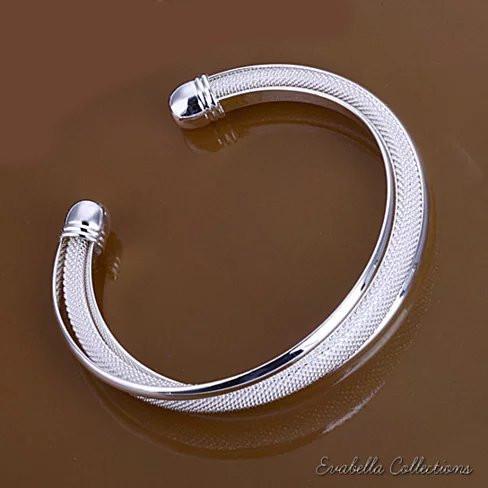 Italian Design Mesh Cuff Bracelet by Evabella collections