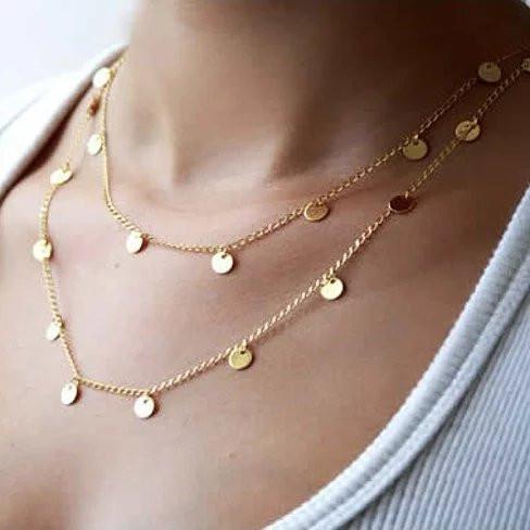 Shimmer Shimmer Long Necklace