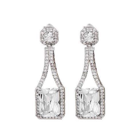 Love At First Glance - The Diamond Crystal Bridal Earrings