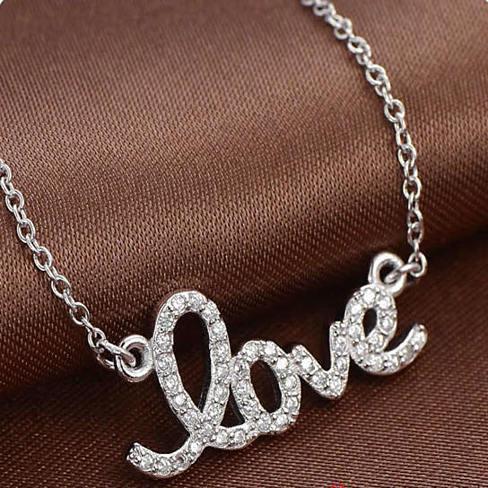 Love Is The Reason - Pendant with Chain