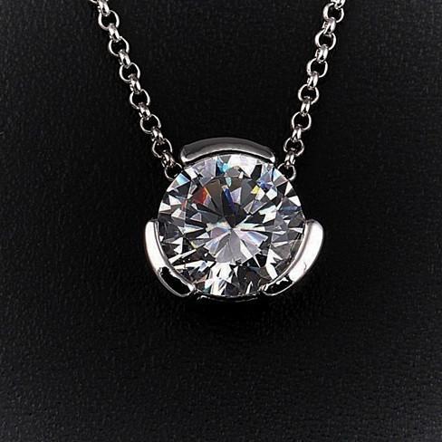 The Sentry - Pendant for a 12 mm Round Precious Stone