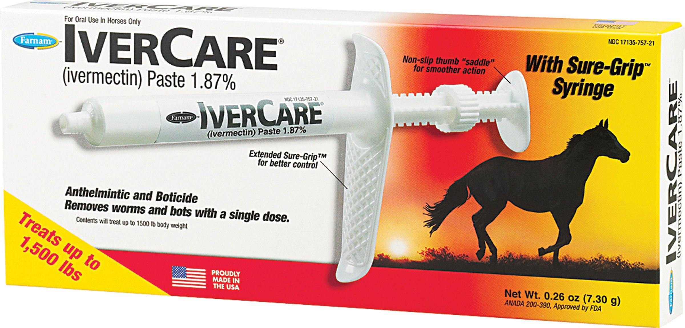 Ivercare Wormer Paste Syringe For Horses - NORTH FIRST PLUS, LLC