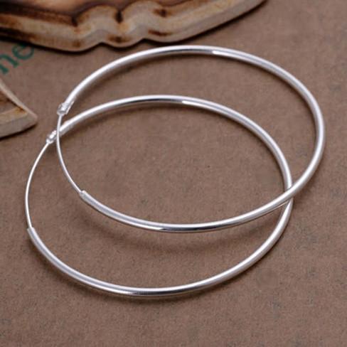 Hulamina Hoops 925 Sterling Silver Earrings