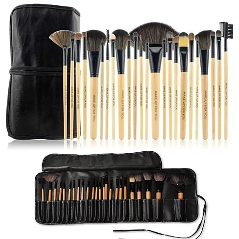 24 Piece High Quality Makeup Brush Set - NORTH FIRST PLUS, LLC