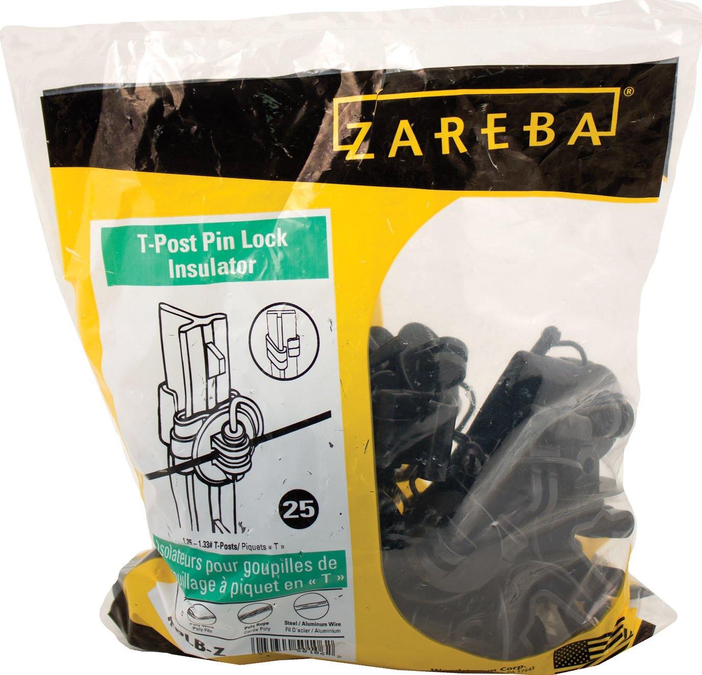 Zareba Pin-lock T-post Insulator - NORTH FIRST PLUS, LLC