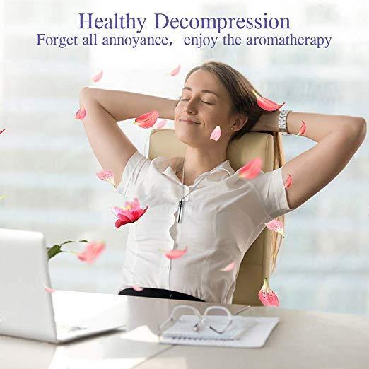 Birthday Gifts for Women, Romanda Diffuser Necklace with Dispenser and Container Stainless Steel Aromatherapy Essential Oil Diffuser Pendant Locket Necklace with 8 Pads Jewelry for Women Men Kids - NORTH FIRST PLUS, LLC