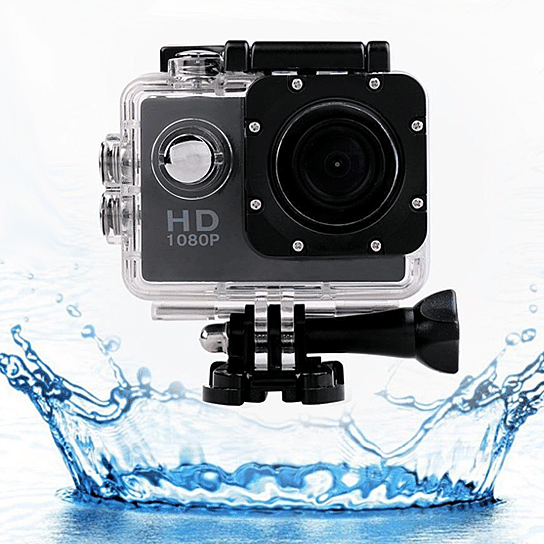 All PRO HD 1080P Action Sports Camera with Waterproof Accessory Pack