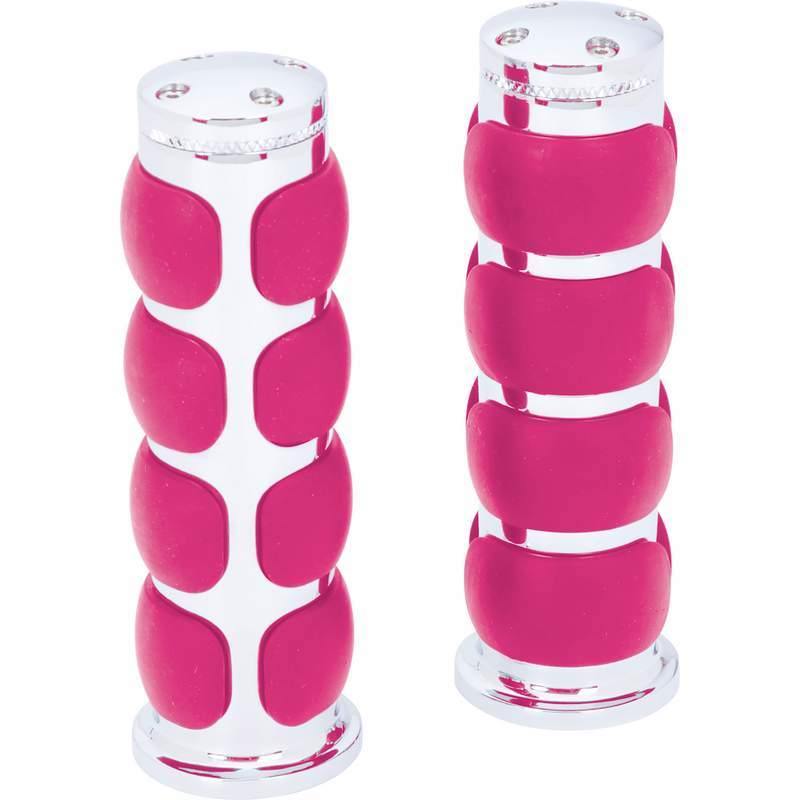 25mm Pink Universal Motorcycle Replacement Handlebar Grips - NORTH FIRST PLUS, LLC